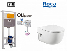 ИНСТАЛЛЯЦИЯ OLI 120 PLUS OLIPURE 152972+УНИТАЗ ROCA MERIDIAN-N A34H249000 С СИДЕНЬЕМ SOFT-CLOSE